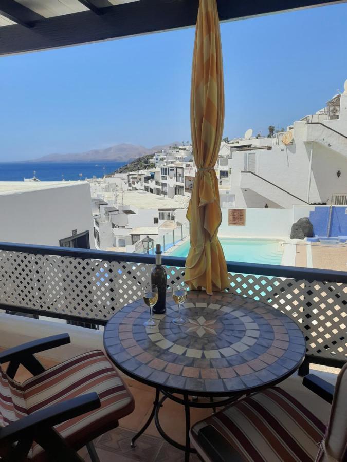 ティアスThe White Dragos With Ocean View - Ac - Private Poolアパートメント エクステリア 写真